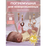 Игрушка ELKA Lab погремушка розовая