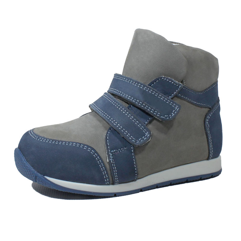Ботинки Europen 2223-14-SV EUROPEN Кроссовки для мальчика, сине-серый нубук - фото 1