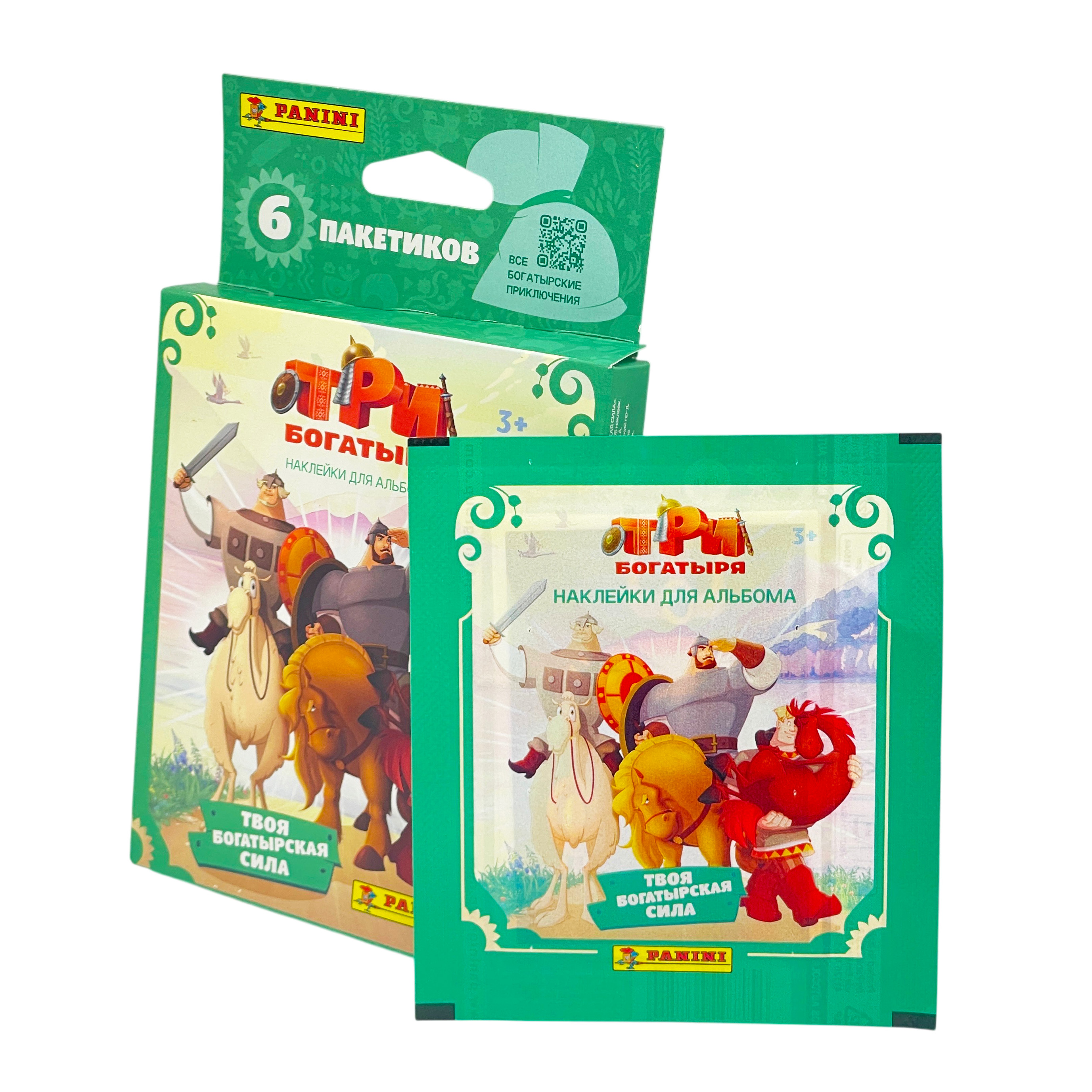 Наклейки Panini Три богатыря 60 шт. - фото 3