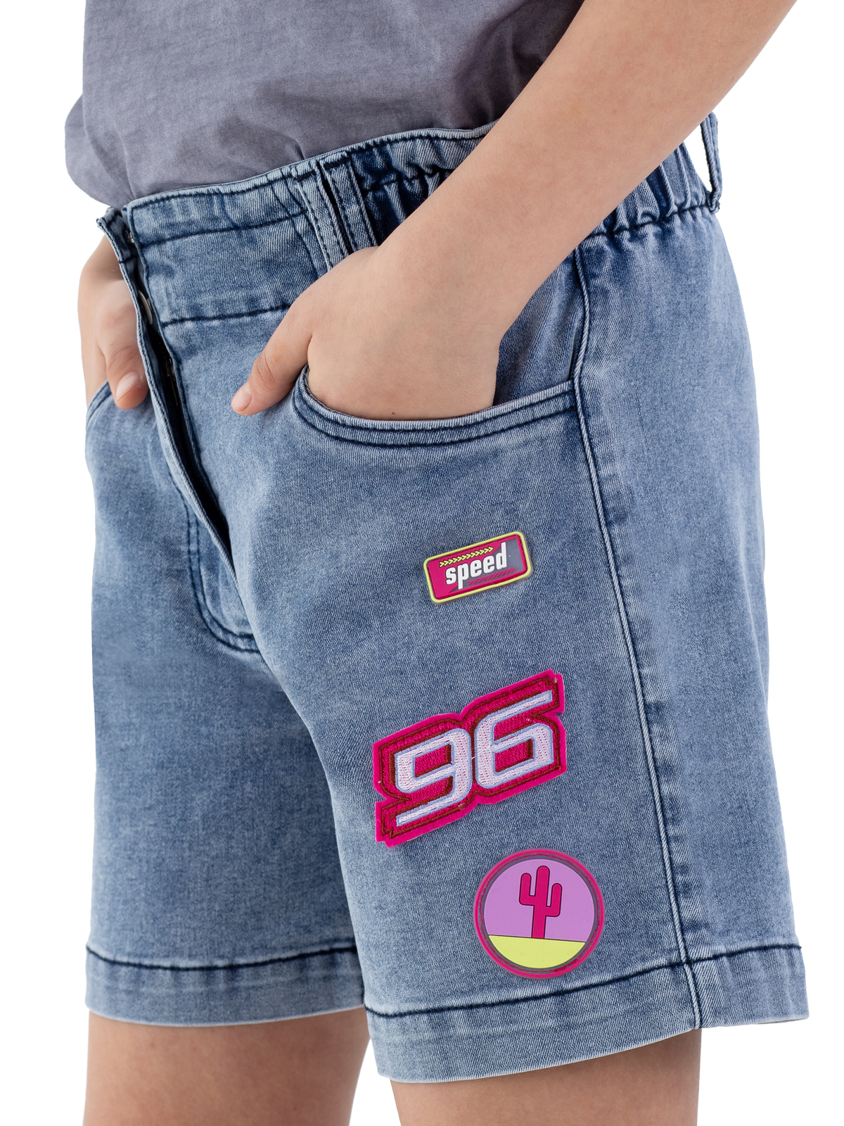 Шорты джинсовые Kapika LJGCH02-Z2 - фото 3