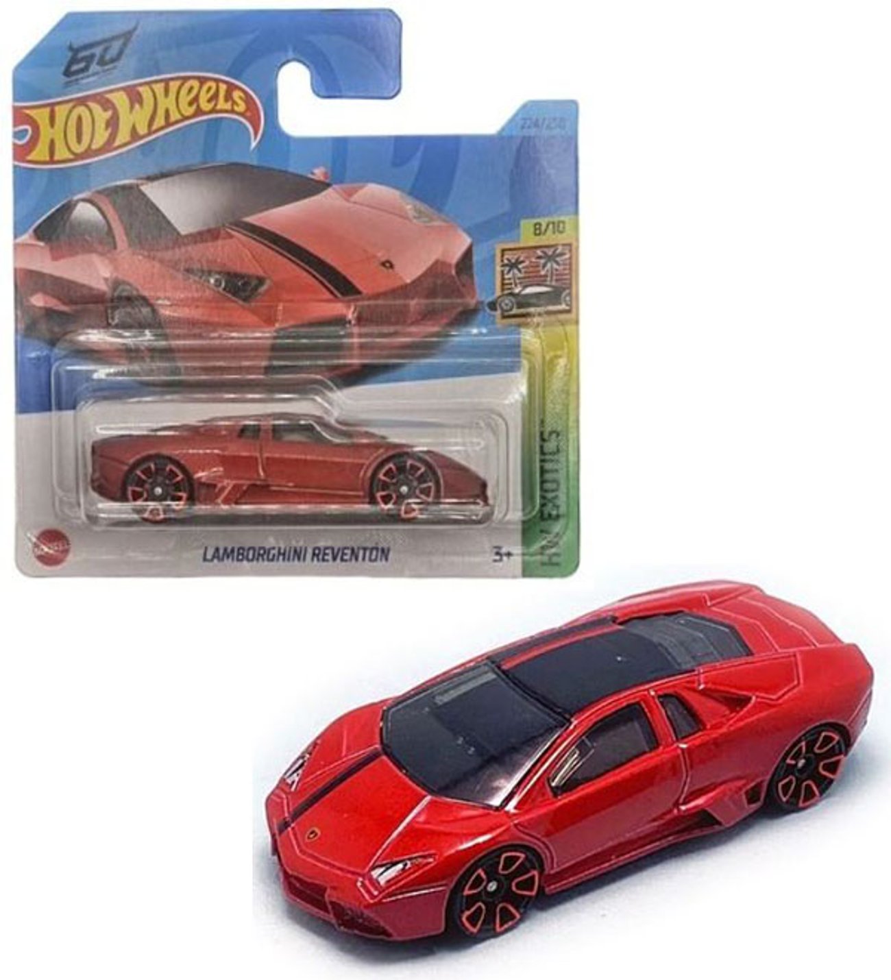Автомобиль Hot Wheels Lamborghini Reventon 1:64 04978 - фото 1