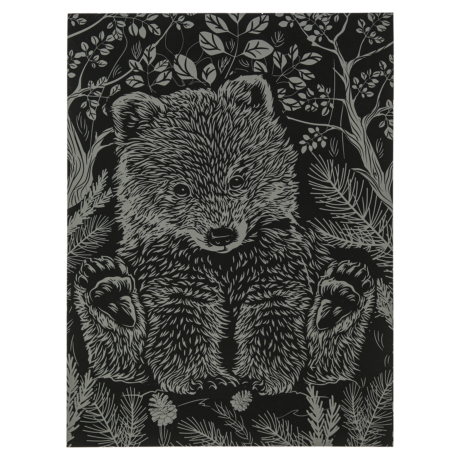 Гравюра Multiart Медвежонок - фото 3