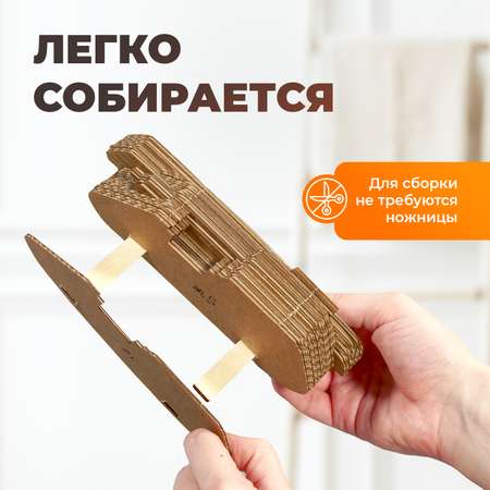 Конструктор LORI(колорит) 3D пазл картонный Танк