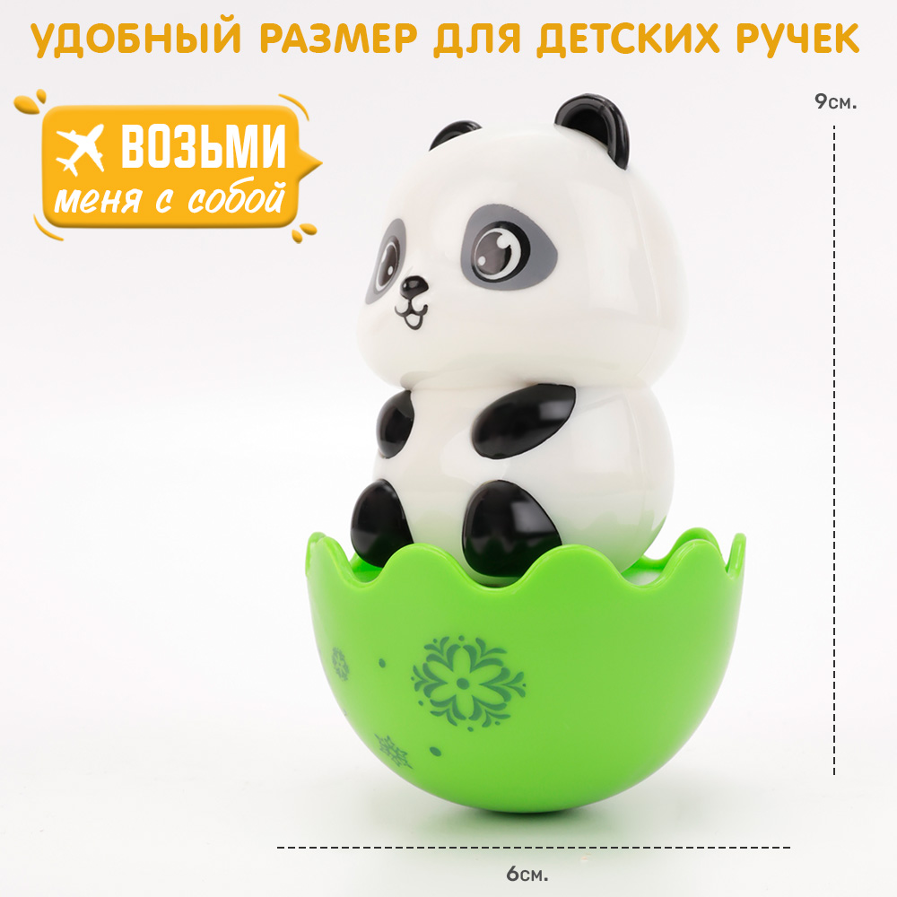 Игрушка TIPTOPOLIS неваляшка Панда - фото 5