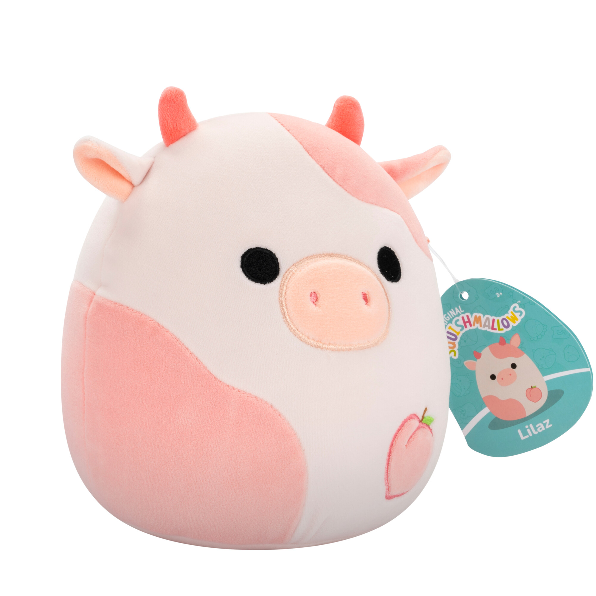 Игрушка мягкая Squishmallows Персиковая корова - фото 2