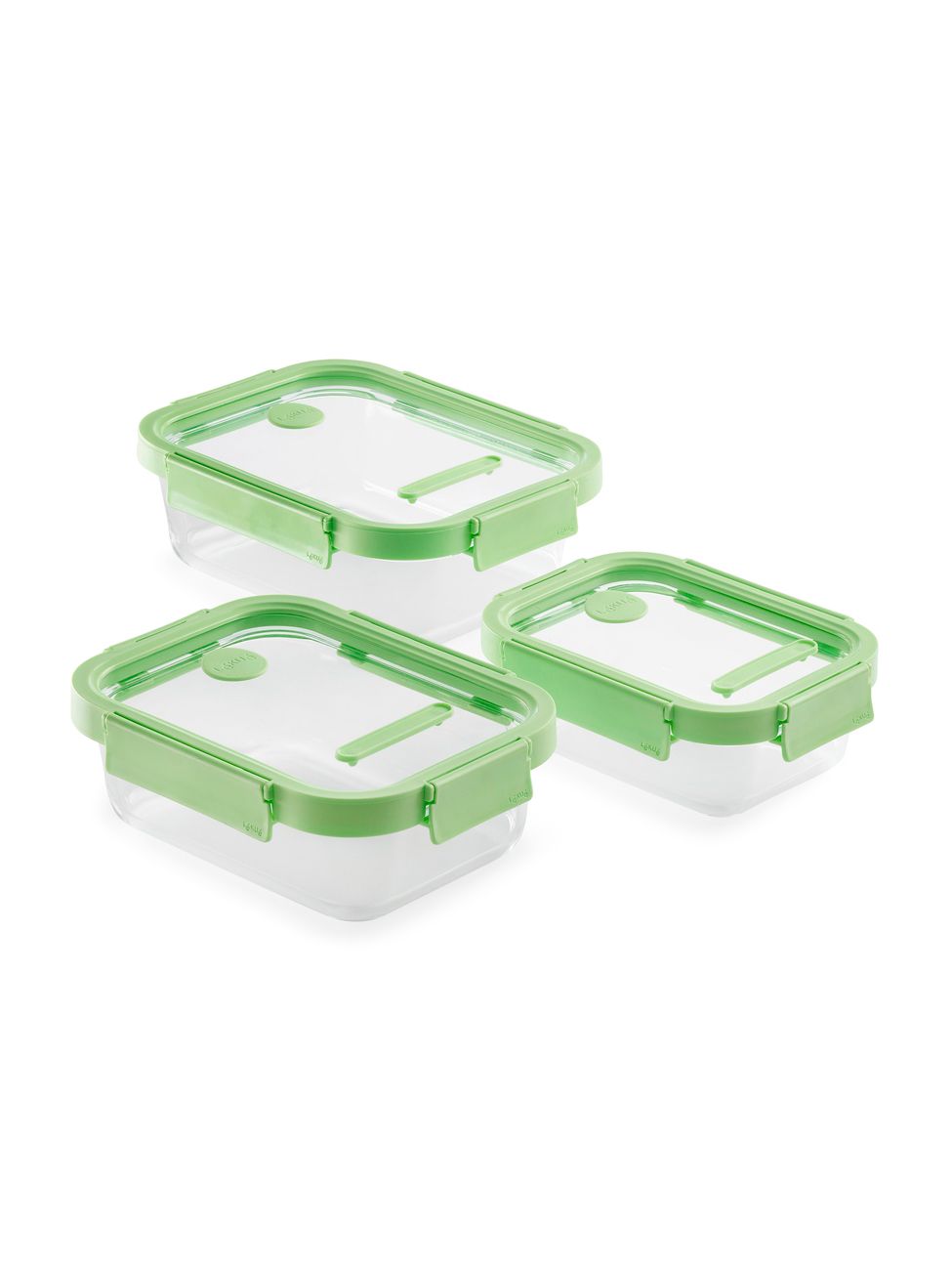Набор стеклянных контейнеров LEKUE At Home 3 предмета - фото 1