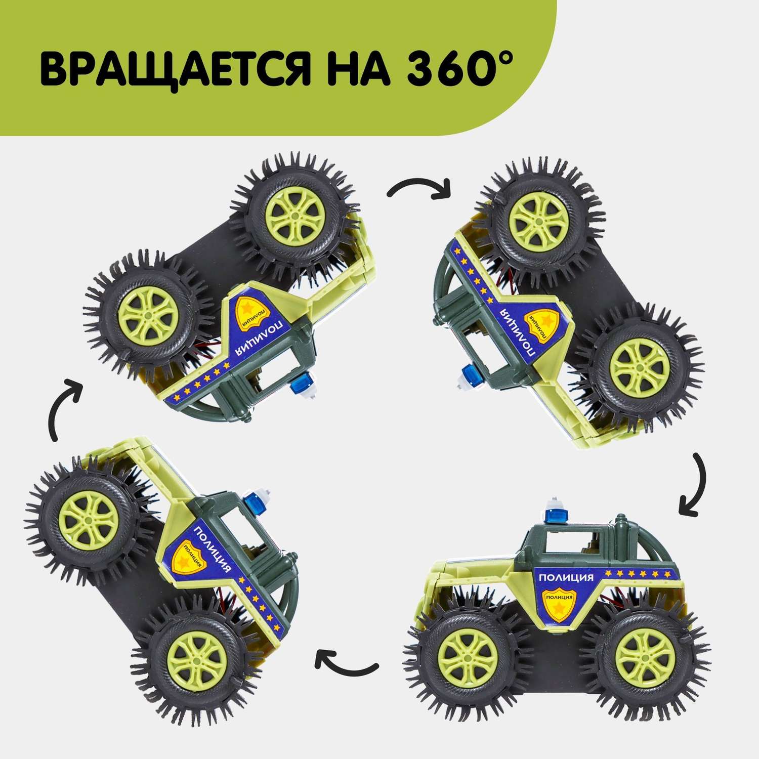 Полицейская машина Автоград Jeep Полиция в ассортименте - фото 3