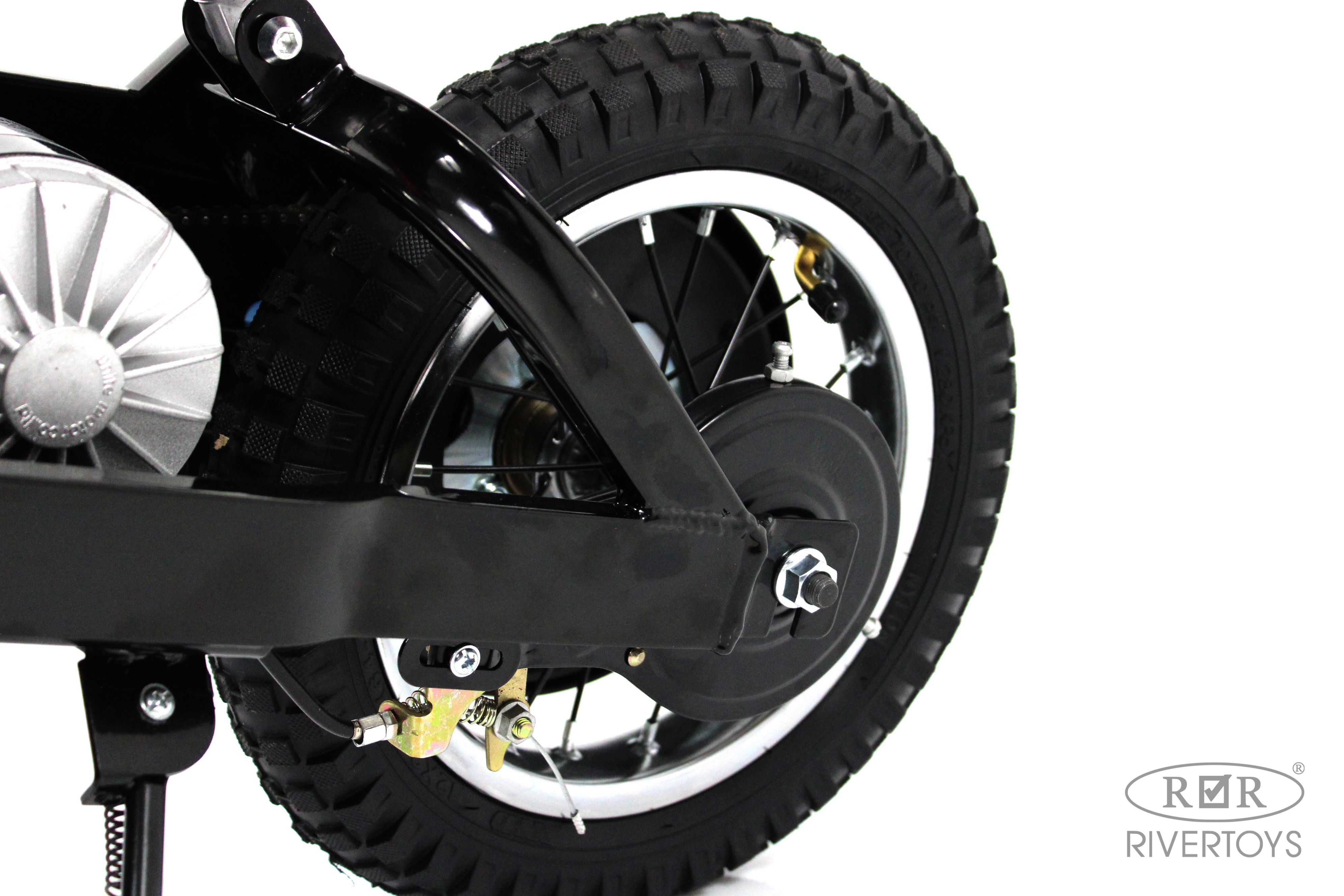 Электромотоцикл RIVERTOYS A005AA-MOTO-BLUE - фото 18