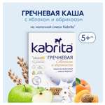 Каша Kabrita на козьем молоке гречневая яблоко-абрикос 180г с 5 месяцев