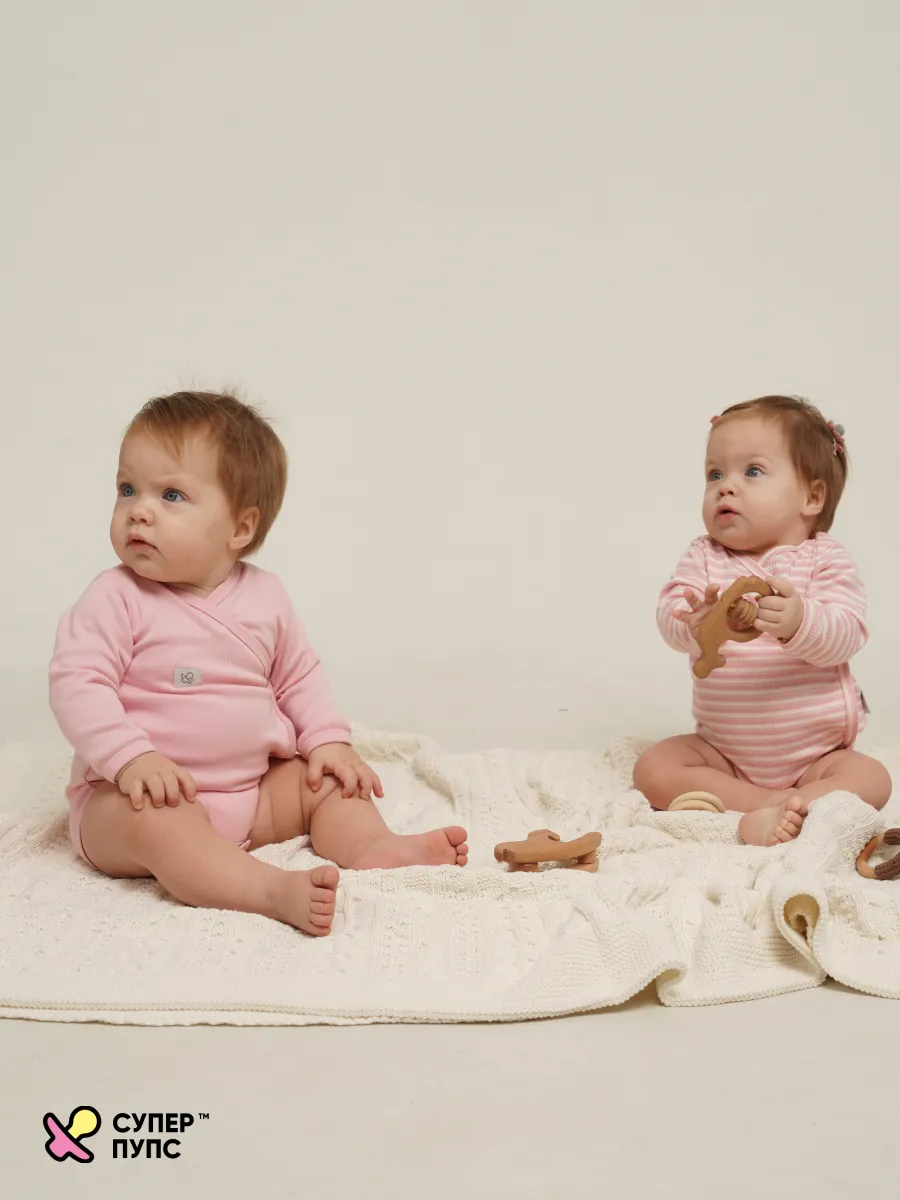 Боди 3 шт Супер Пупс нбр/3пр/бд/зап/розовыеягодки - фото 18
