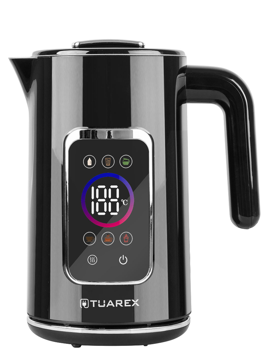 Чайник электрический TUAREX TUAREX TK-8011 2200 Вт 1.7 л сенсорный 6 температур LED черный - фото 8