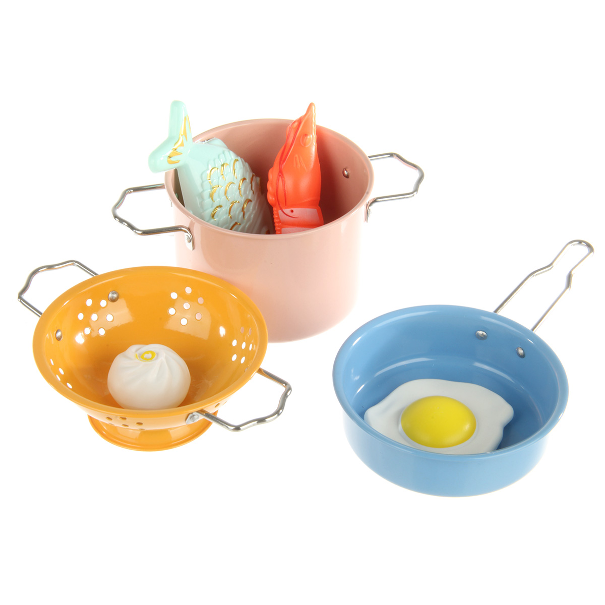 Игровой набор Veld Co тележки и корзинки, прилавок, касса, продукты - фото 7