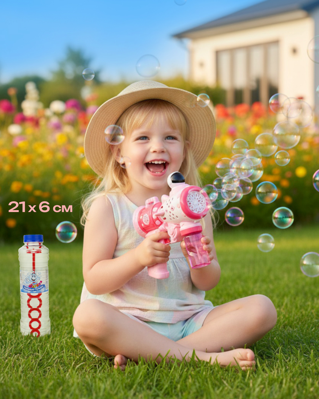 Мыльные пузыри Мы-шарики раствор 500 мл в ассортименте - фото 5