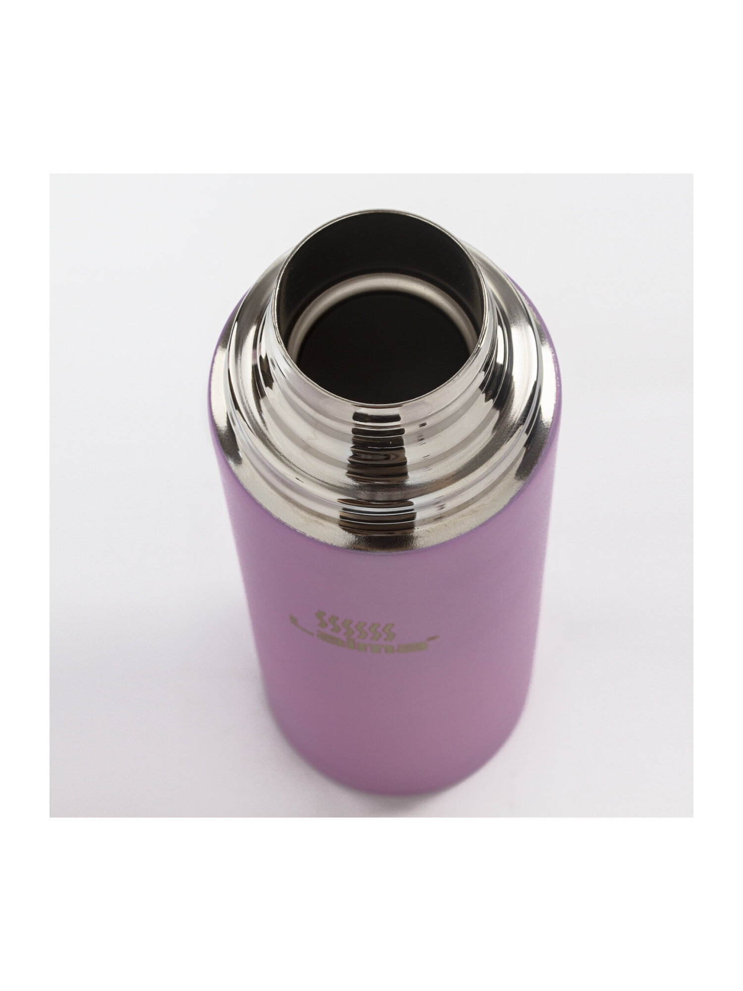 Термос Лайма классический с узким горлом 2 чашки 0.5 л нержавеющая сталь розовый - фото 16