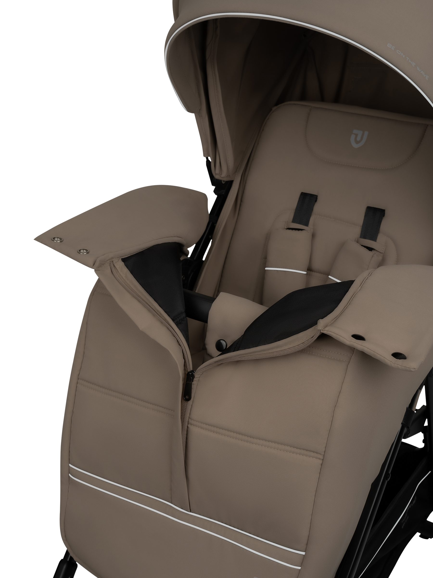 Коляска прогулочная JOVOLA Skill бежевый - фото 36