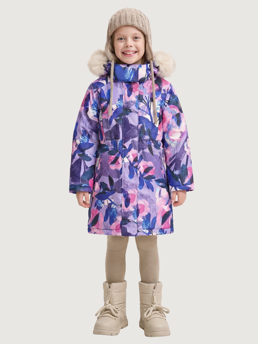 Пальто NIKASTYLE 6з4825 фиолет - фото 1