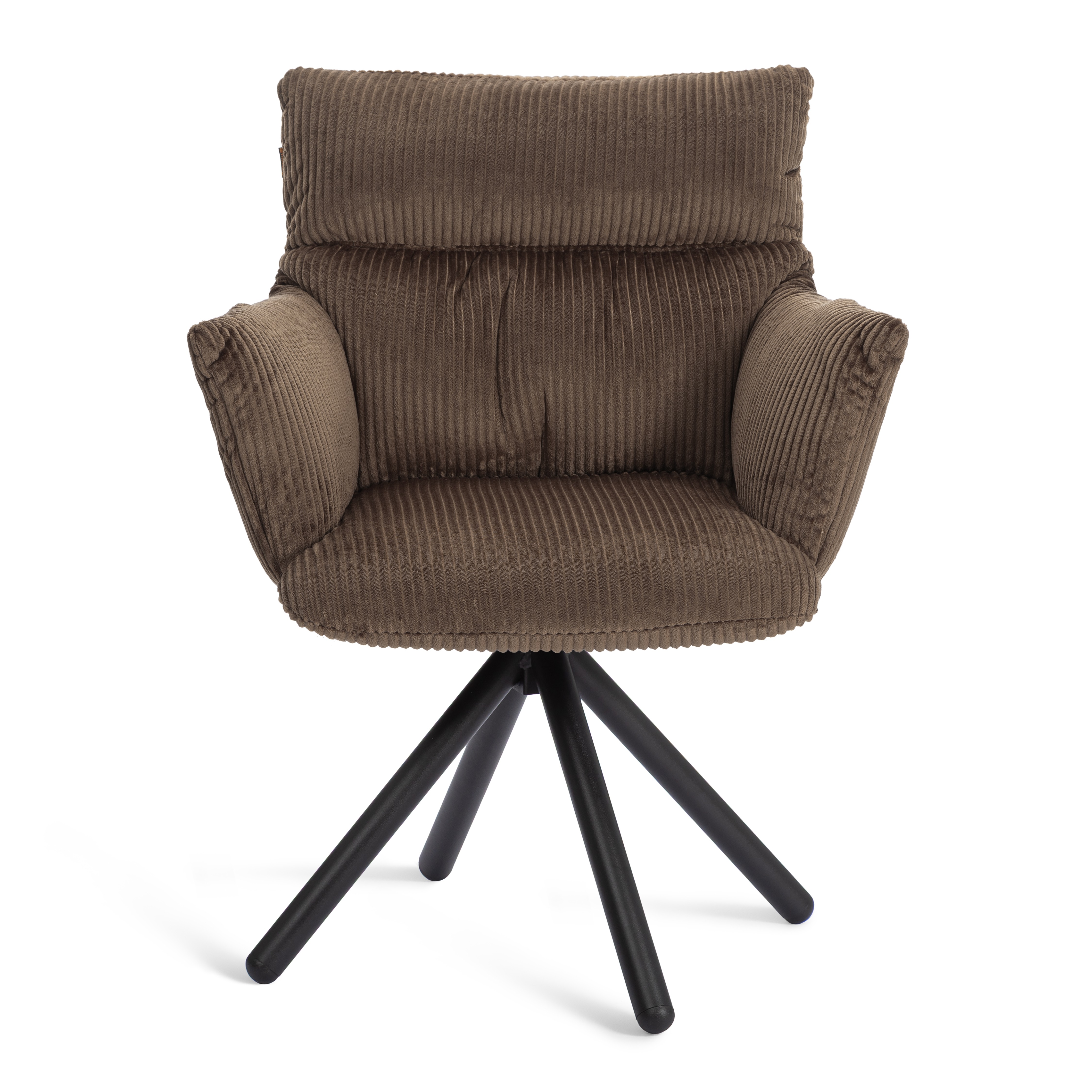 Стул TETCHAIR Флаффи опора 360 коричневый - фото 6
