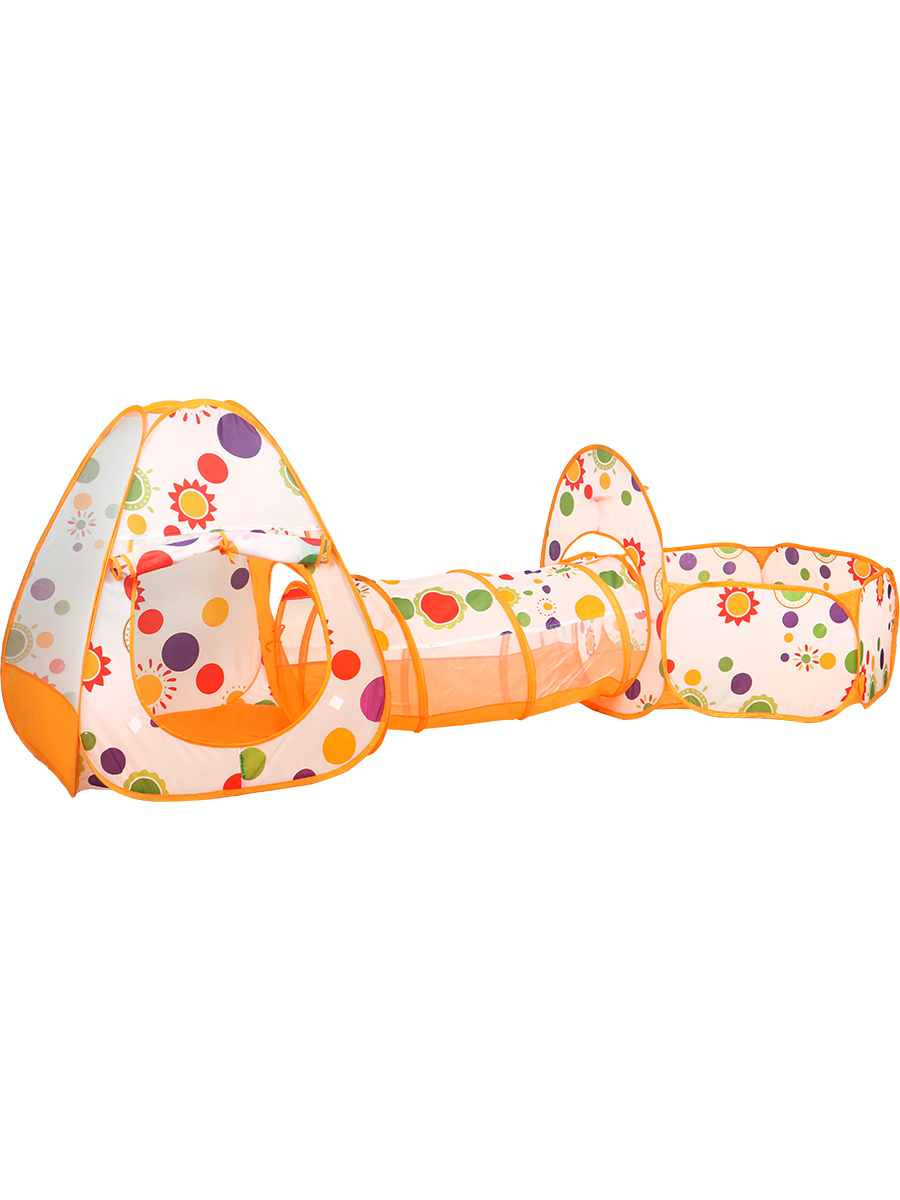 Палатка игровая Рыжий кот С туннелем / 290х120х96см / Арт. YS0411879 - фото 5