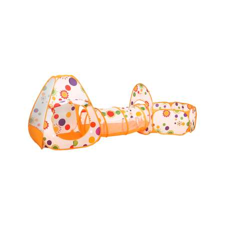 Палатка игровая Рыжий кот С туннелем / 290х120х96см / Арт. YS0411879