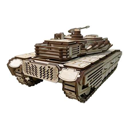 Конструктор ViromToys Сборная модель Танк деревянный