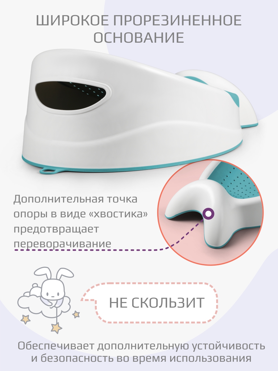 Горка для купания KidWick Рыбка бирюзовый - фото 5