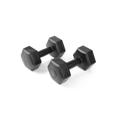 Гантели виниловые IRON GYM, 2 кг х 2 шт, черные