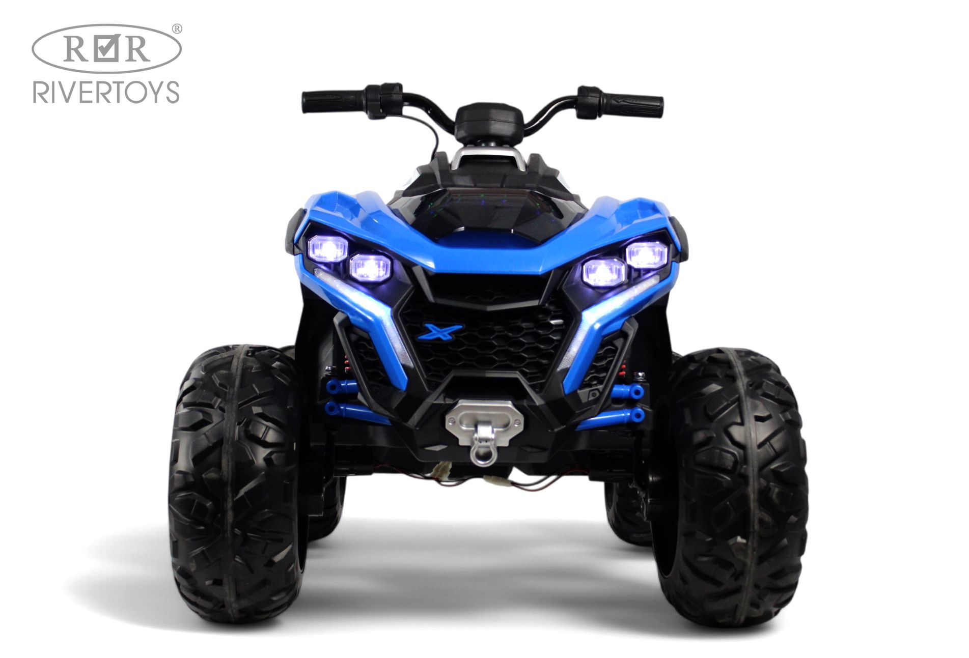 Электромобиль RIVERTOYS Z888VO-BLUE С пультом ДУ - фото 4