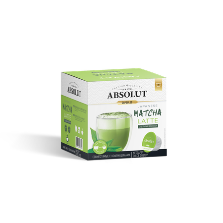 Матча в капсулах ABSOLUT DRIVE RAF МАТЧА ЛАТТЕ Dolce Gusto 12 шт
