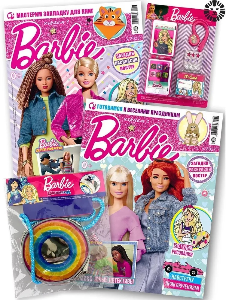 Журналы Barbie Комплект с вложениями №3/23 и №4/23 Играем с Барби для детей - фото 1