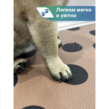 Коврик под миску VILINA для собак и кошек 50х30 см.