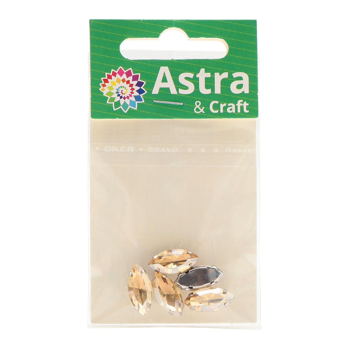 Набор для творчества Astra Craft аппликация Стразы для рукоделия 5 шт - фото 3