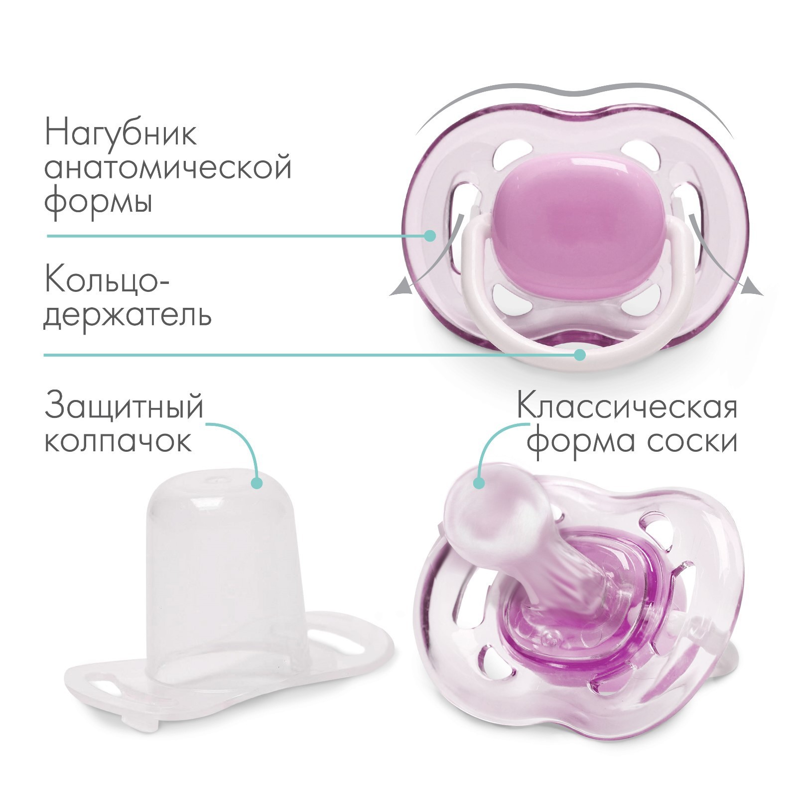 Пустышка Sima-Land силикон - фото 2