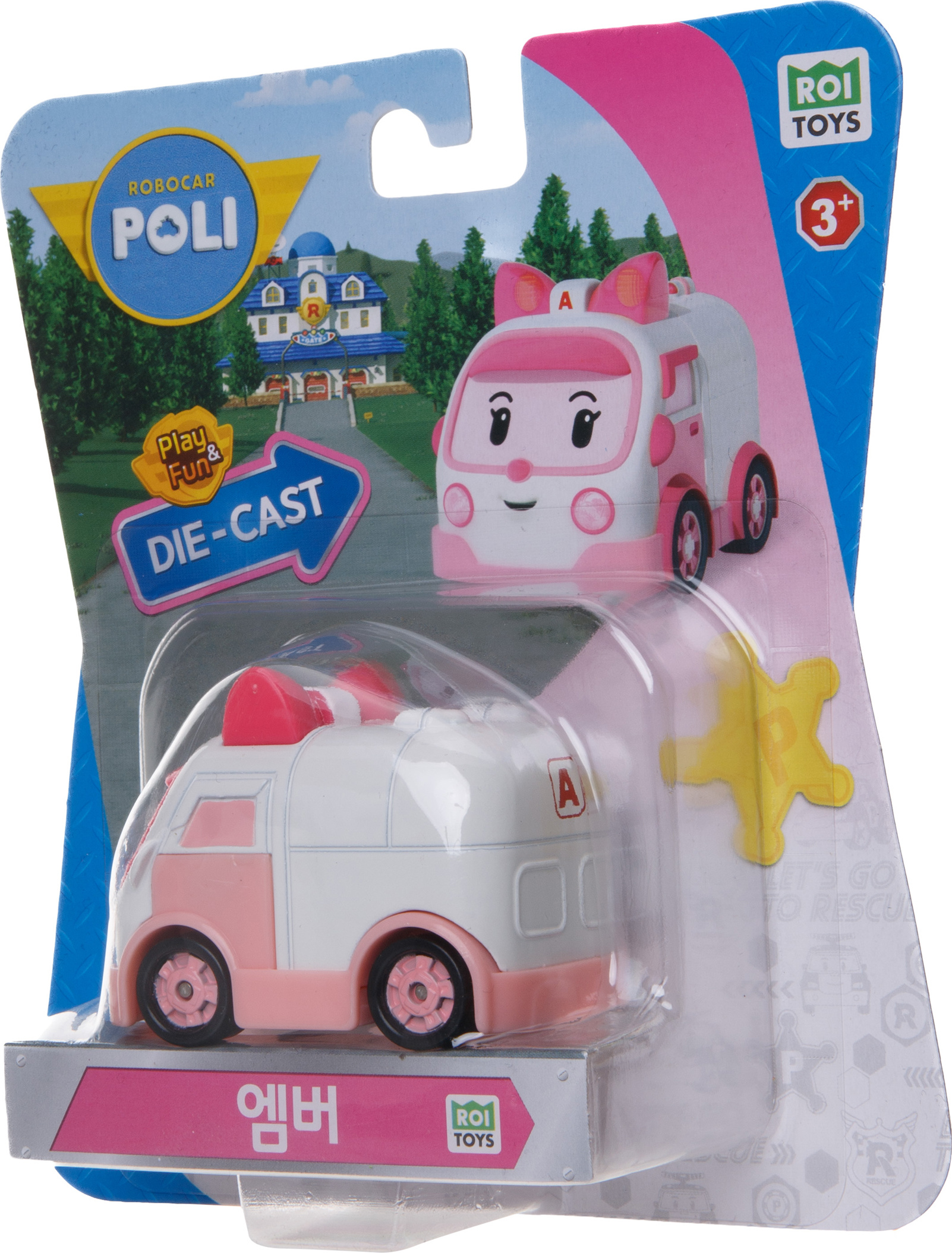 Машинка Robocar Poli Эмбер металлическая 6см MRT-0602 MRT-0602 - фото 3