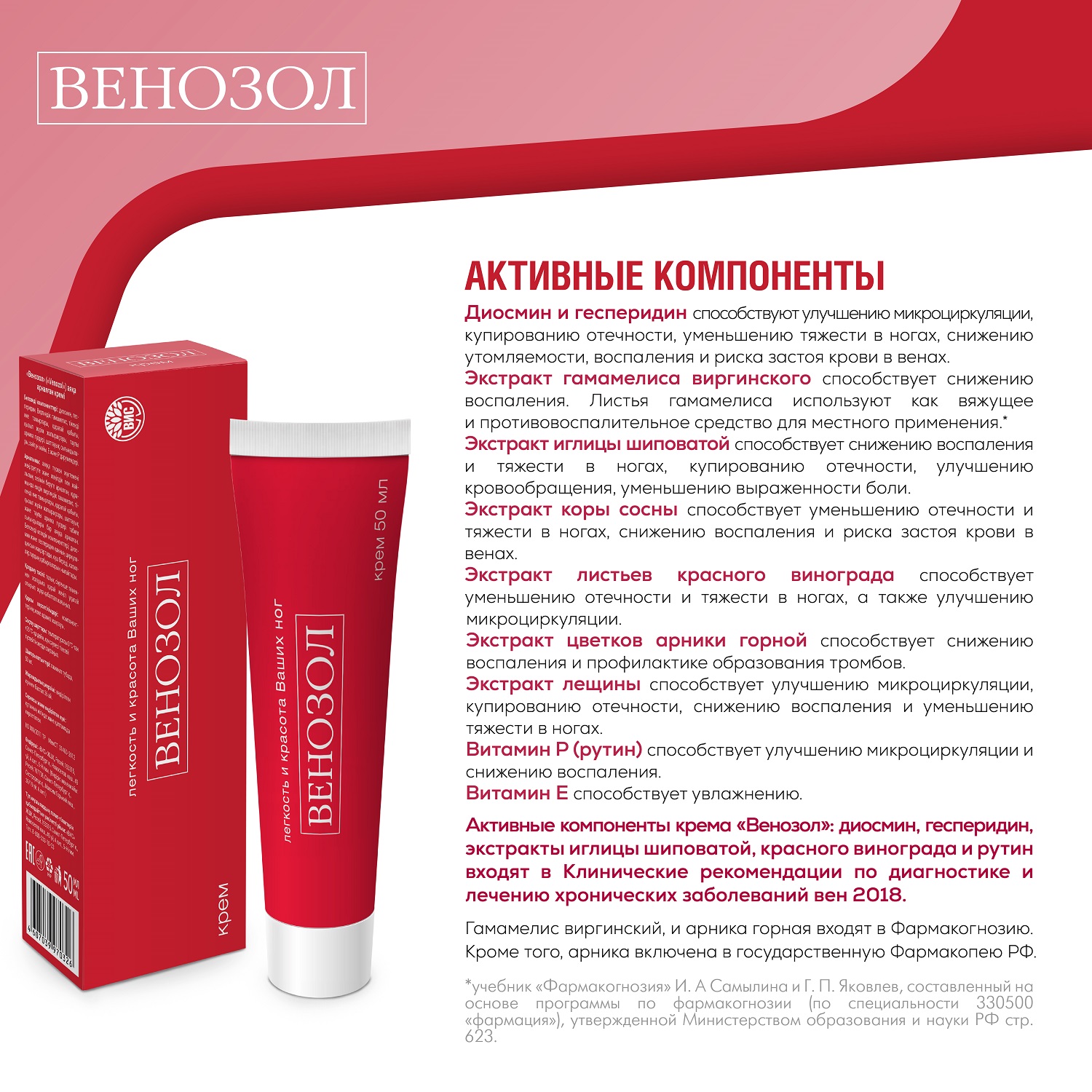 Крем Венозол 50 мл - фото 3