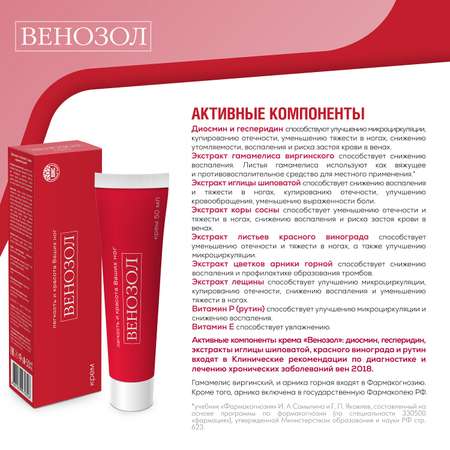 Крем Венозол 50 мл