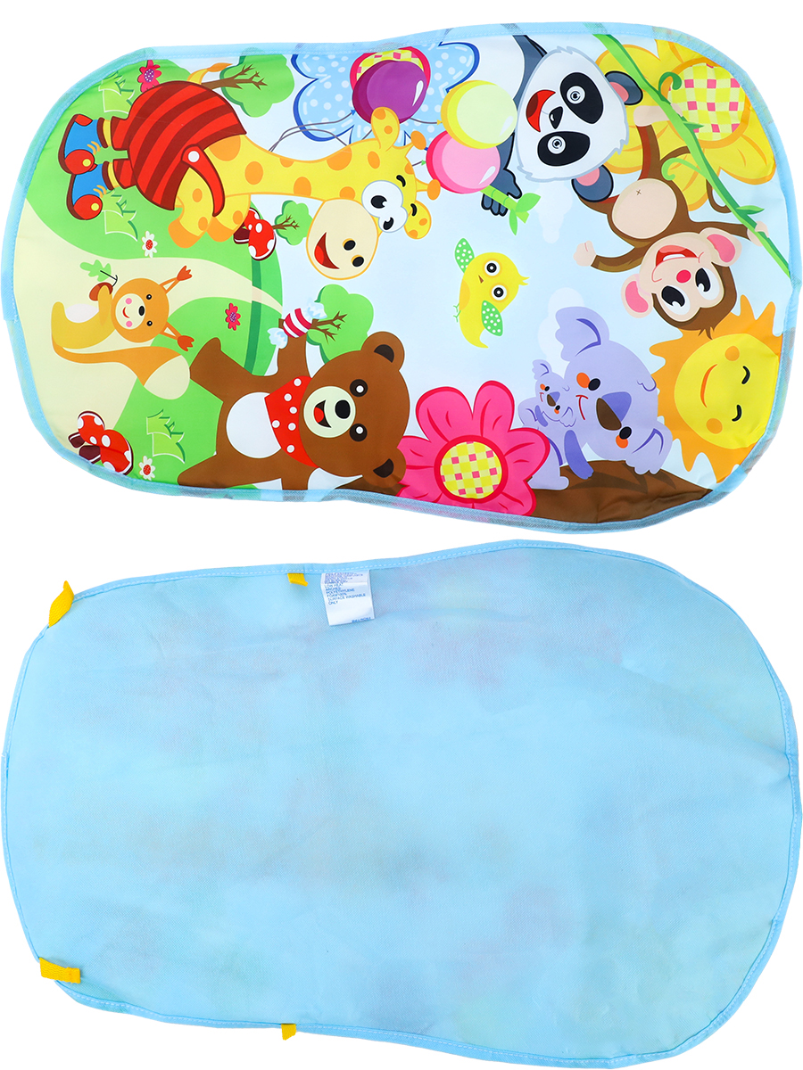 Коврик Рыжий кот с дугами Красный - фото 3