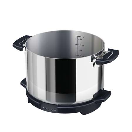 Кастрюля Vitax из нержавеющей стали марки 1810 с крышкой 4 л для всех видов плит