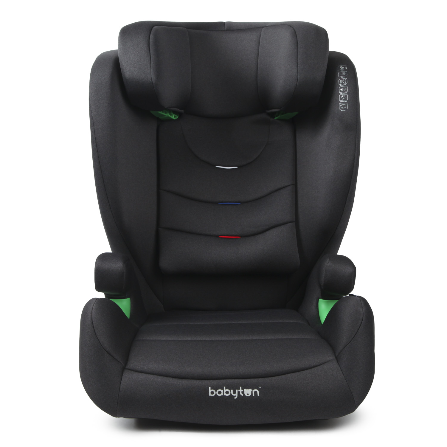 Автокресло Babyton Traveller Isofix 2/3 (15-36 кг) черный - фото 9