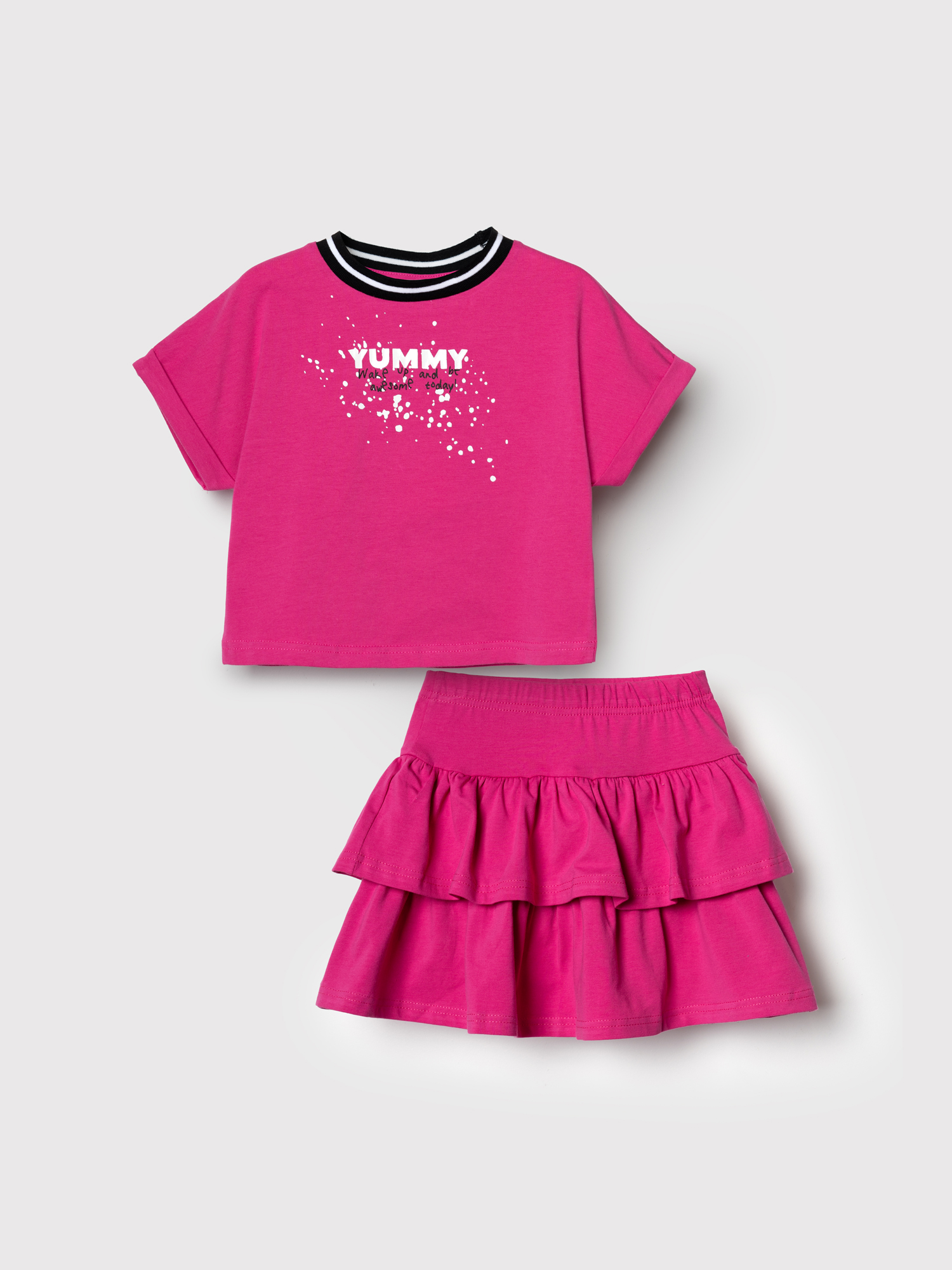 Футболка и юбка-шорты PlayToday 12622420 - фото 7