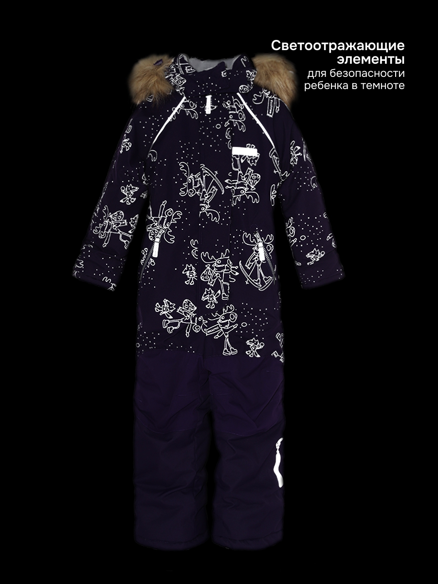 Комбинезон NIKASTYLE 8з0625 фиолет - фото 14