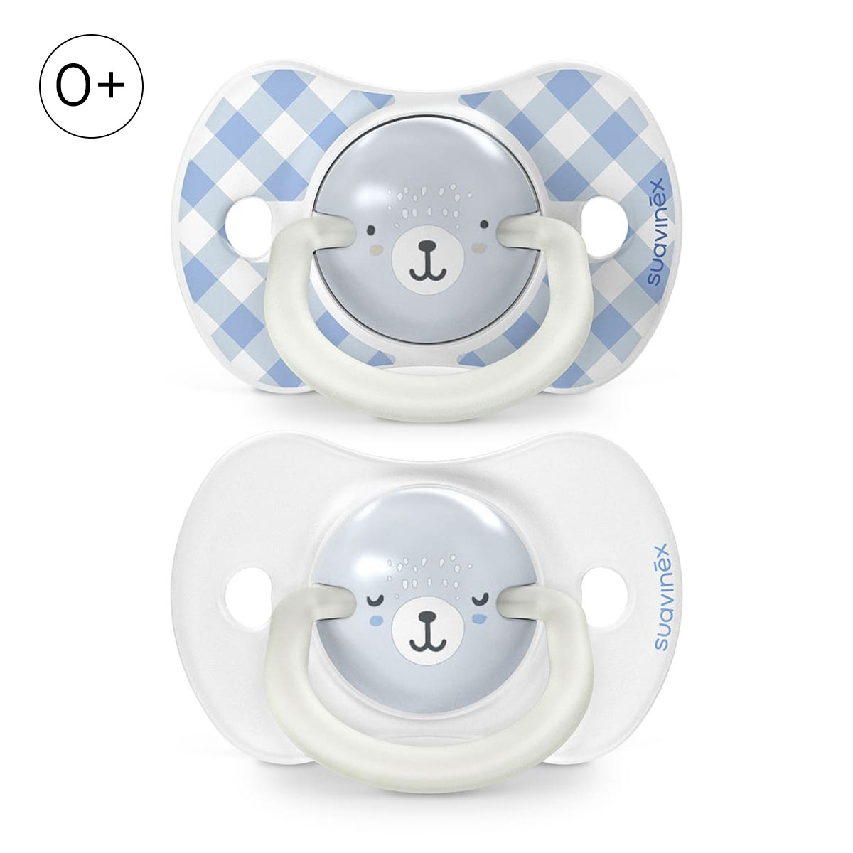 Пустышка Suavinex силикон ортодонтическая от 0 мес. 2 шт. - фото 1