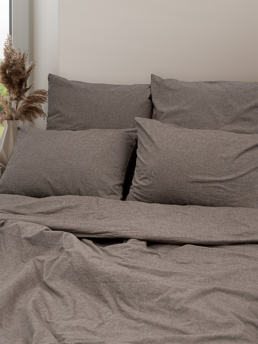 Комплект постельного белья BRAVO Organic кофе 6 предм. - фото 7