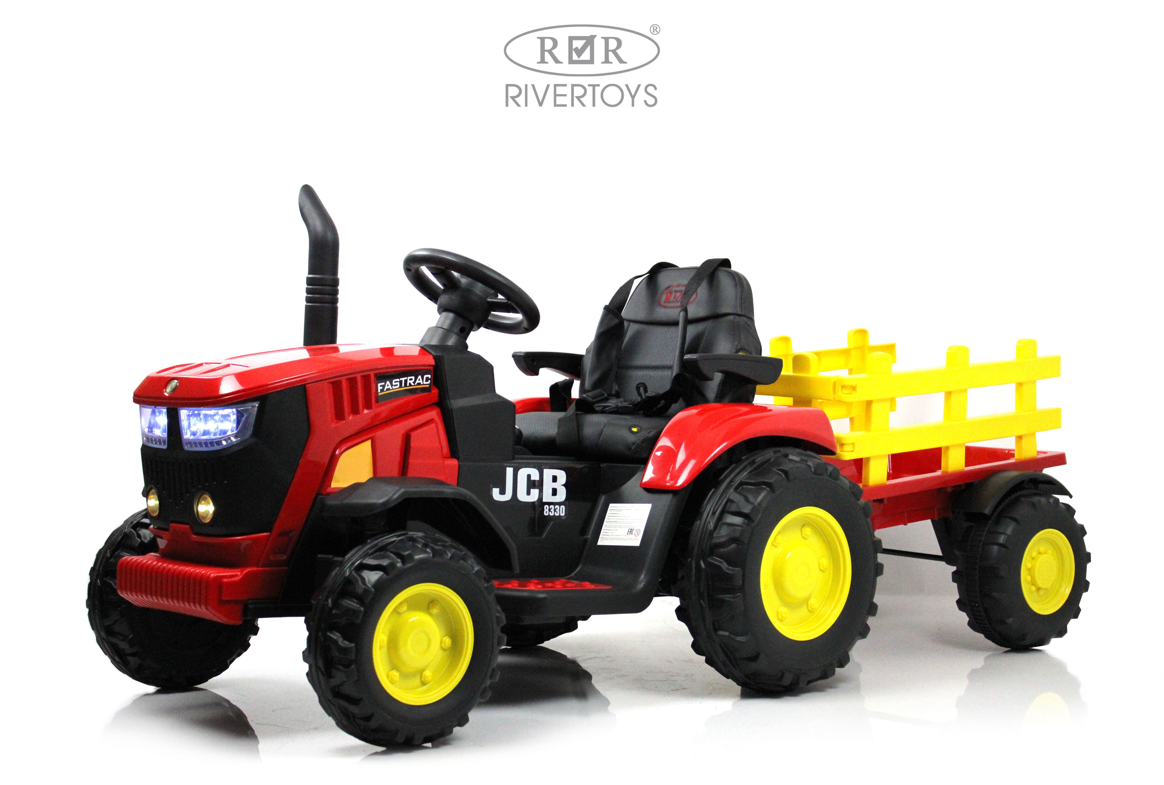 Электромобиль RIVERTOYS O555OO-RED С пультом ДУ - фото 18