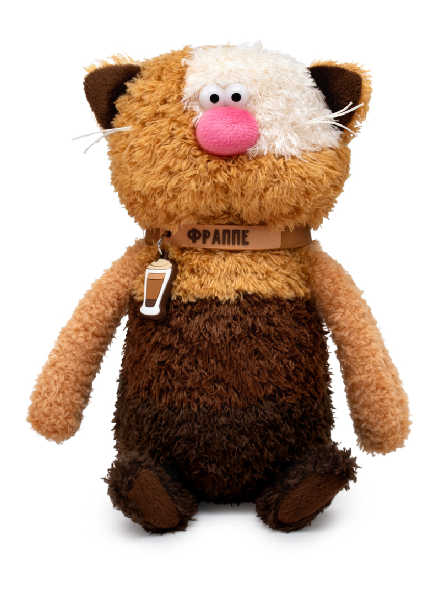 Мягкая игрушка BUDI BASA Кофейный кот Фраппе - фото 1