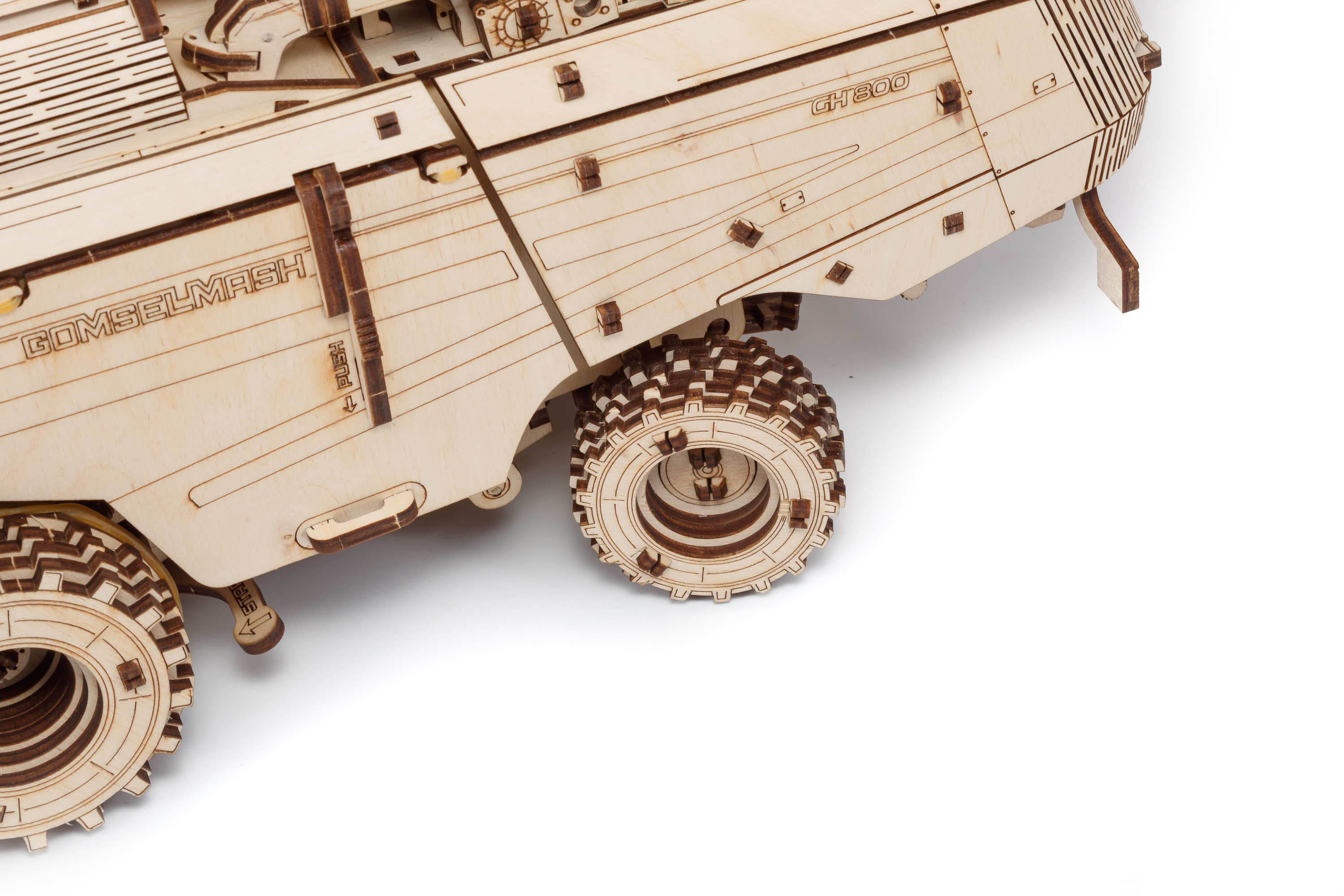 Конструктор Eco Wood Art Комбайн деревянный - фото 15