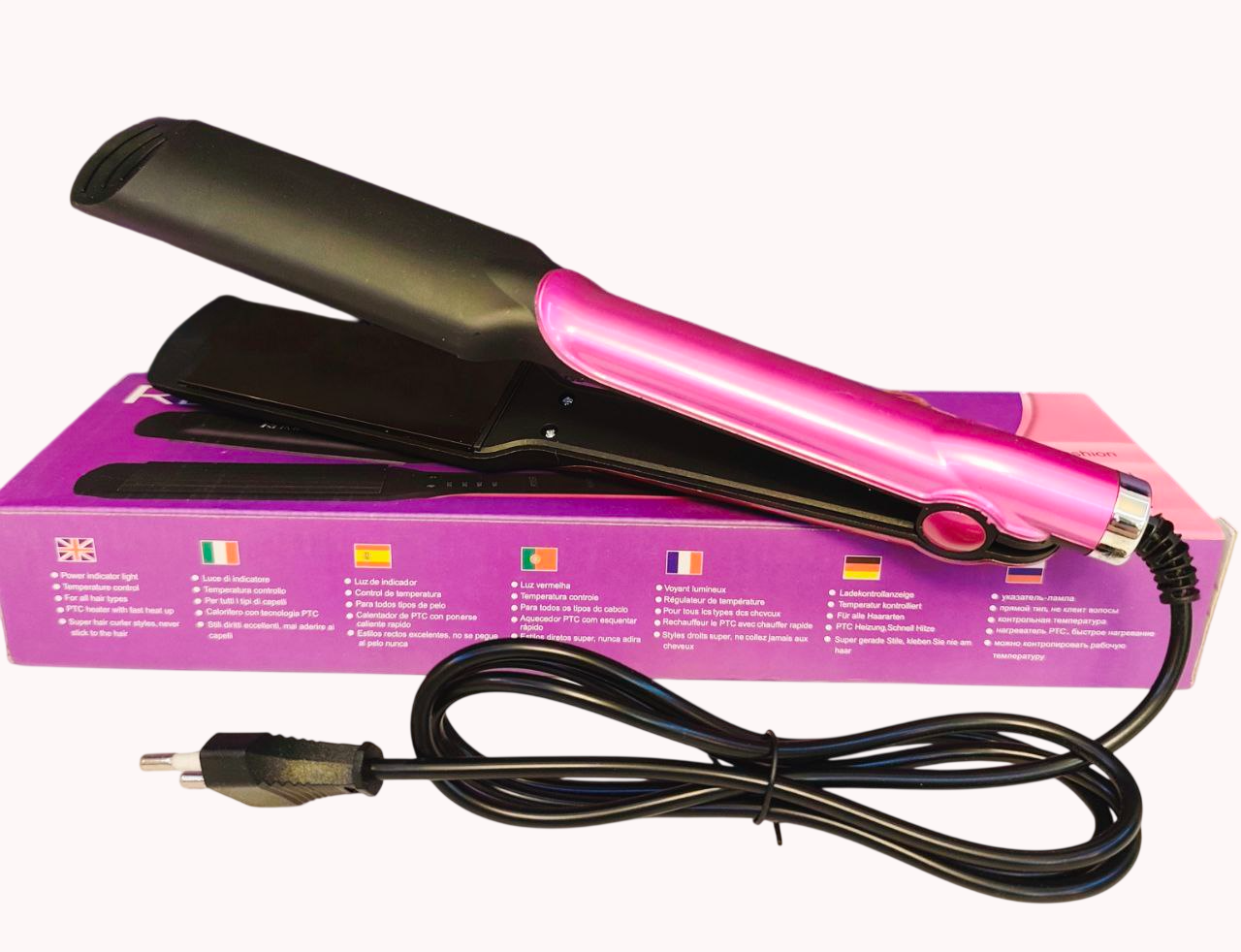 Утюжок для выпрямления и завивки волос mutter выпрямитель - фото 4