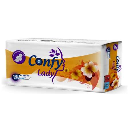 Прокладки гигиенические CONFY Lady Classic long 16 шт