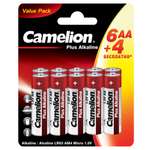 Батарейка алкалиновая Camelion Alkaline LR6-BP6+4
