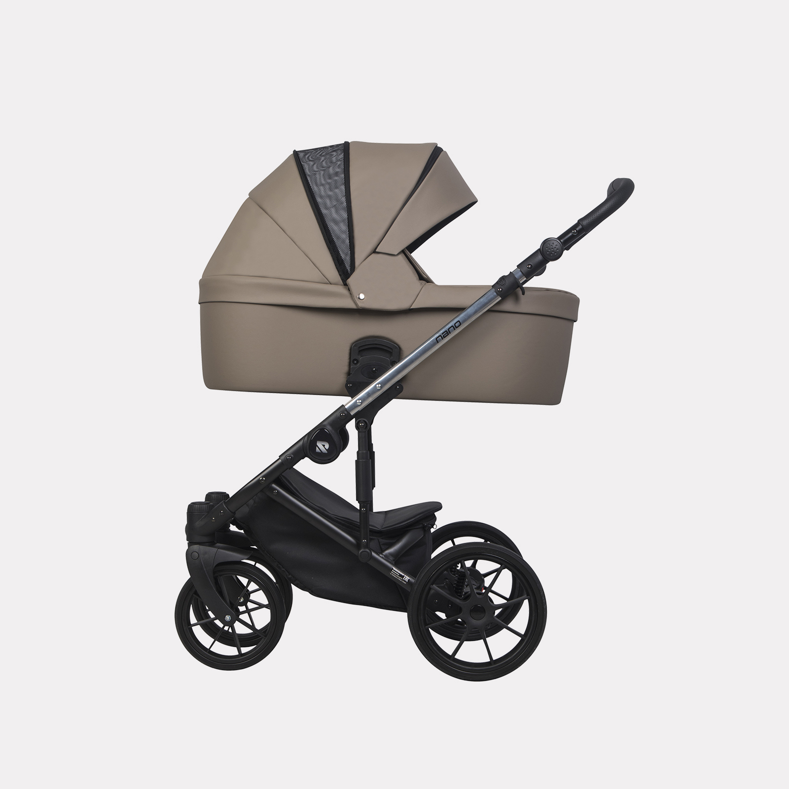 Коляска 2в1 Riko Nano Thermo Ecco коричневый - фото 4