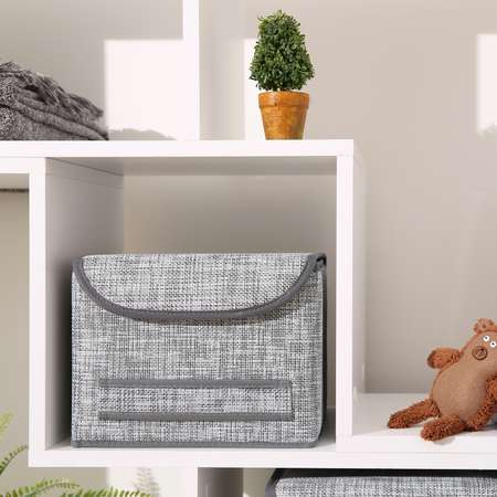 Коробка для хранения с крышкой CASY HOME 25х27х20см ВО-034